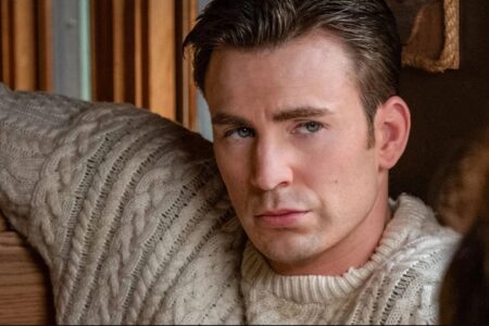 Frame che ritrae Chris Evans in Cena con delitto