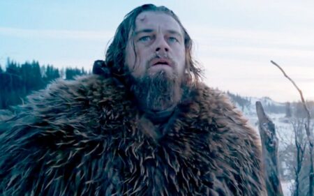 Frame che ritrae Leonardo DiCaprio in Revenant