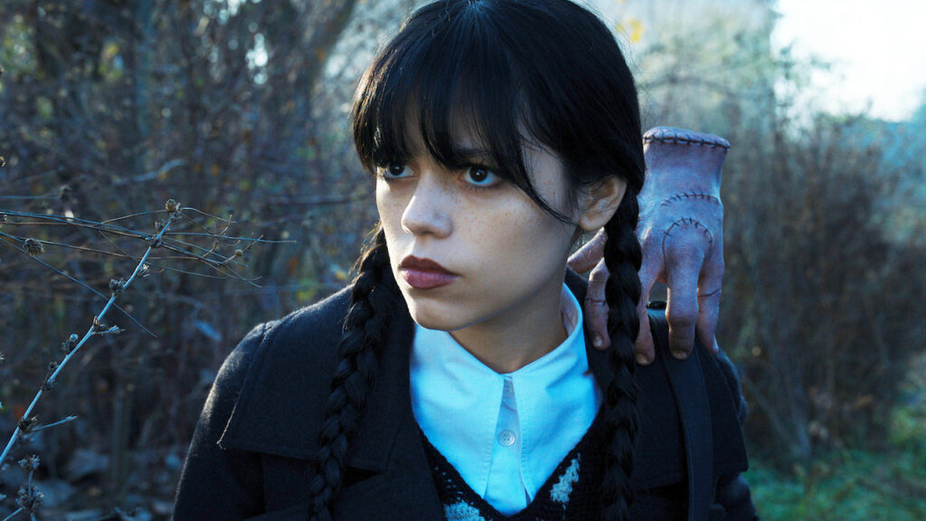 Jenna Ortega è Mercoledì Addams