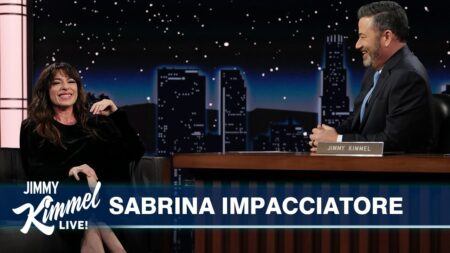 Sabrina Impacciatore da Jimmy Kimmel