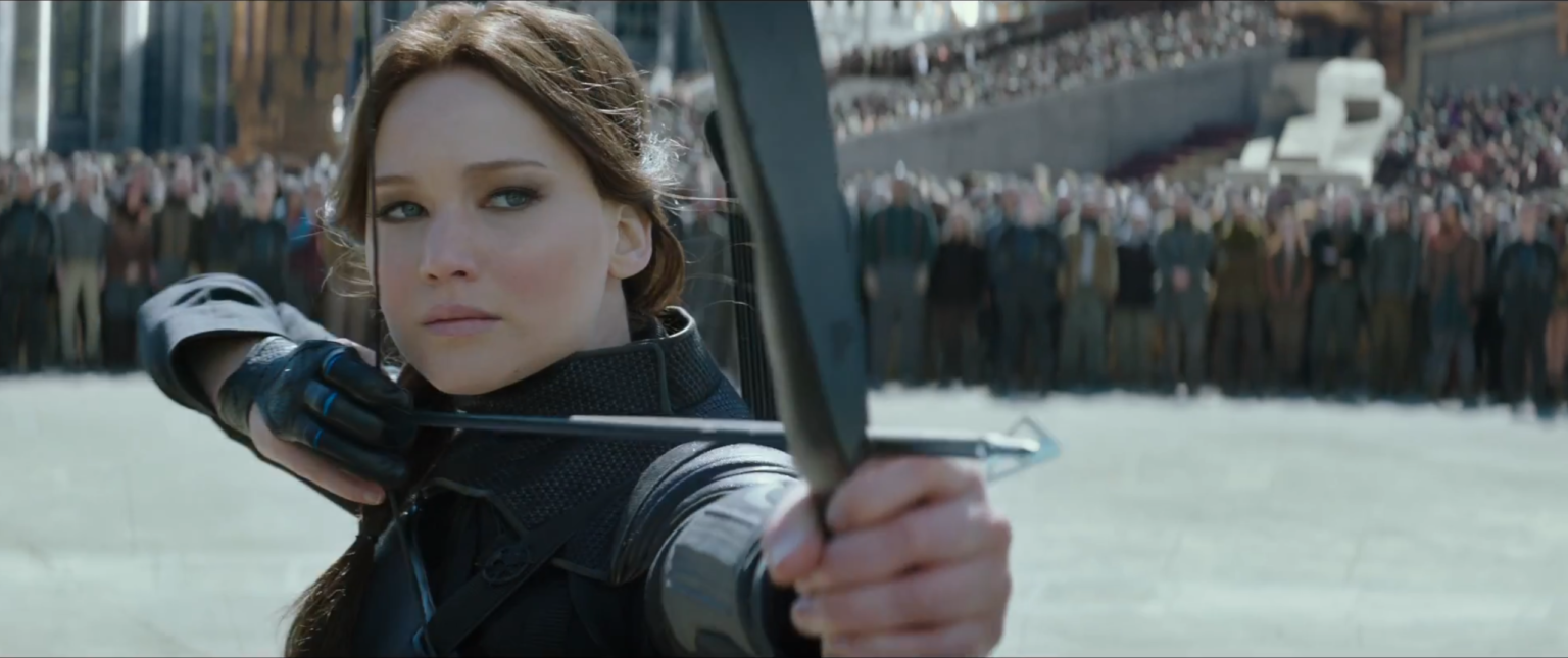 Jennifer Lawrence come Katniss Everdeen