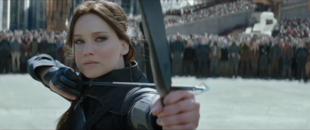 Jennifer Lawrence come Katniss Everdeen