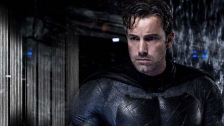 Frame che ritrae Ben Affleck in Batman vs. Superman