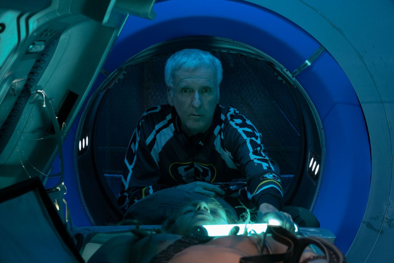 James Cameron sul set di Avatar 3