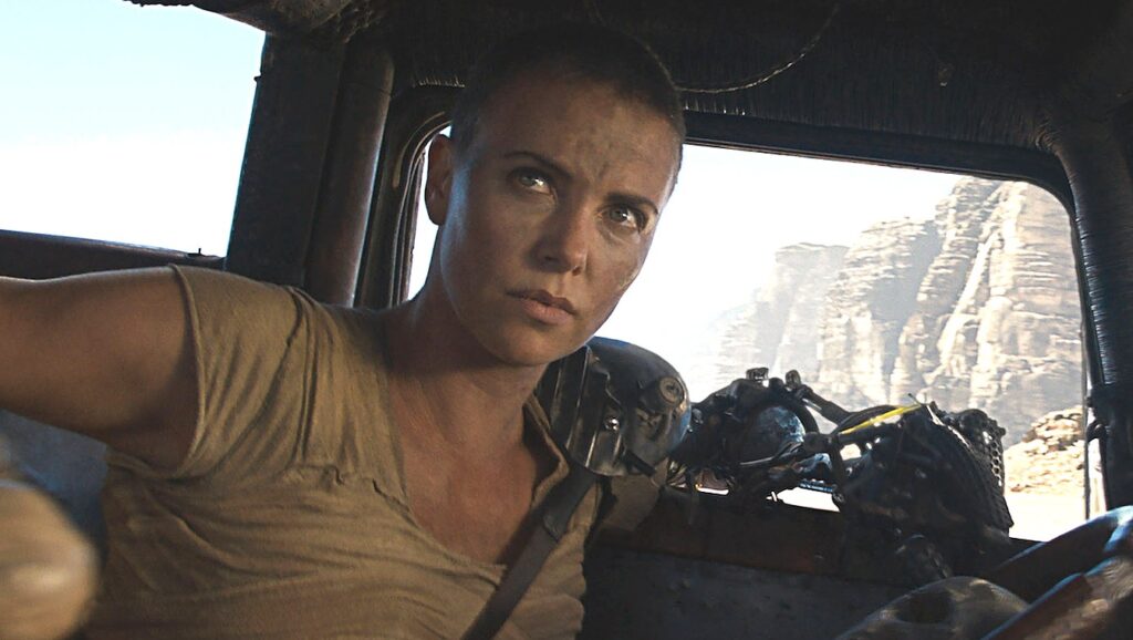 Charlize Theron in Mad Max: Fury Road