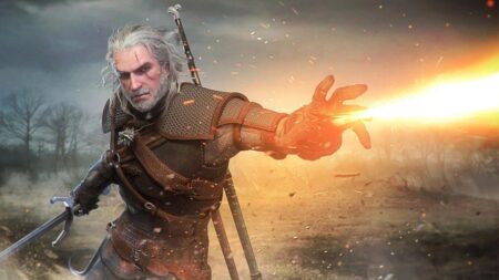 Geralt di Rivia in The Witcher 3