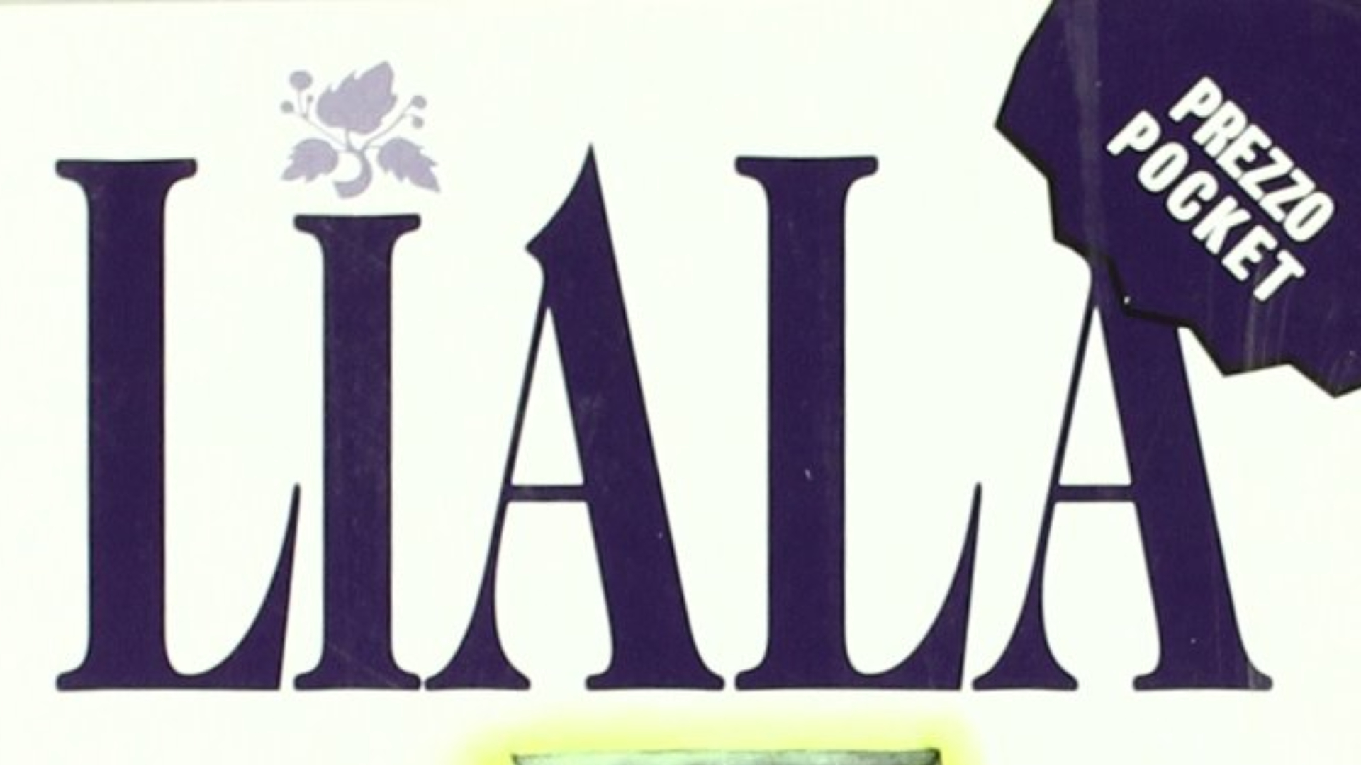un dettaglio della copertina di un libro di liala