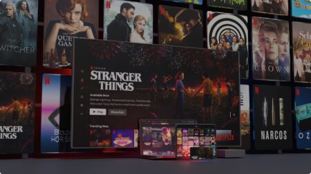 Frame della homepage Netflix