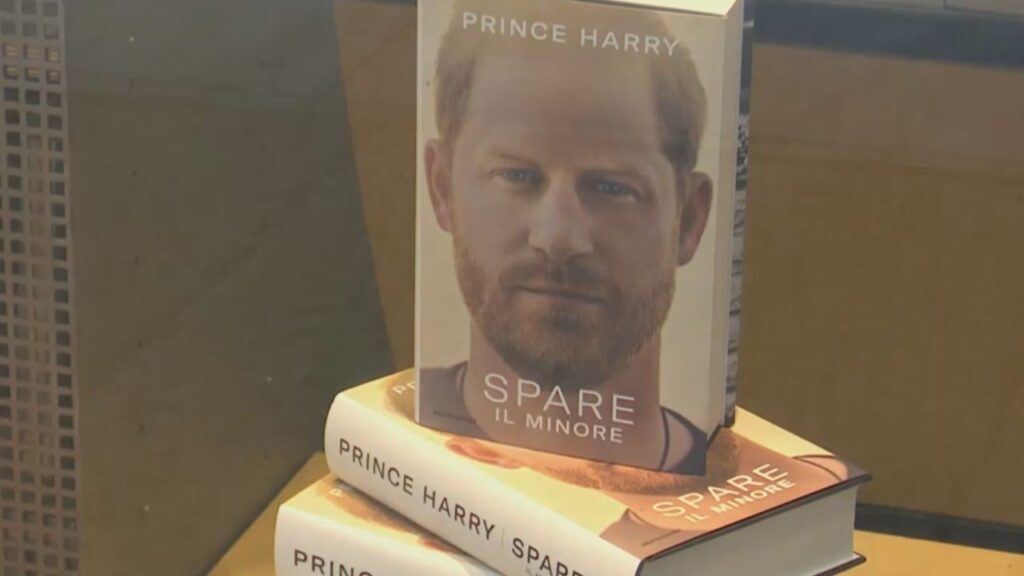 Spare Il minore, copertina del libro del principe Harry