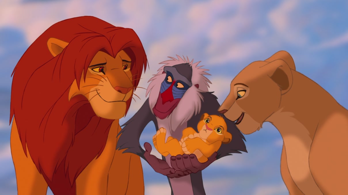 Una scena de Il re leone