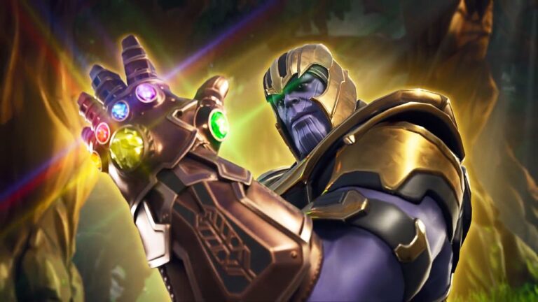 Thanos e il guanto dell'infinito