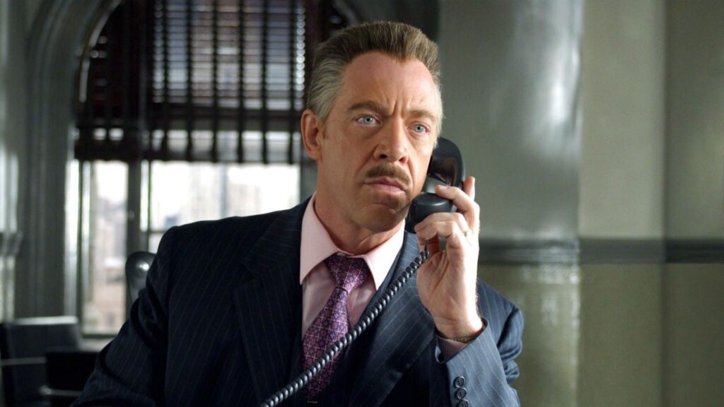 J.K. Simmons in Spider-Man di Sam Raimi