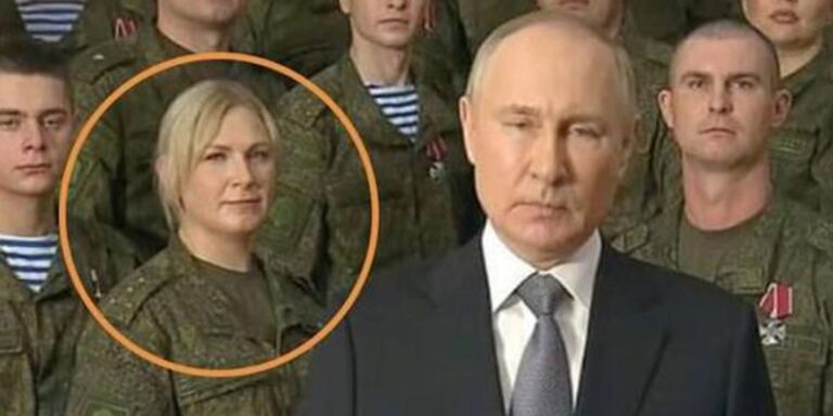 Putin e la donna misteriosa al suo fianco