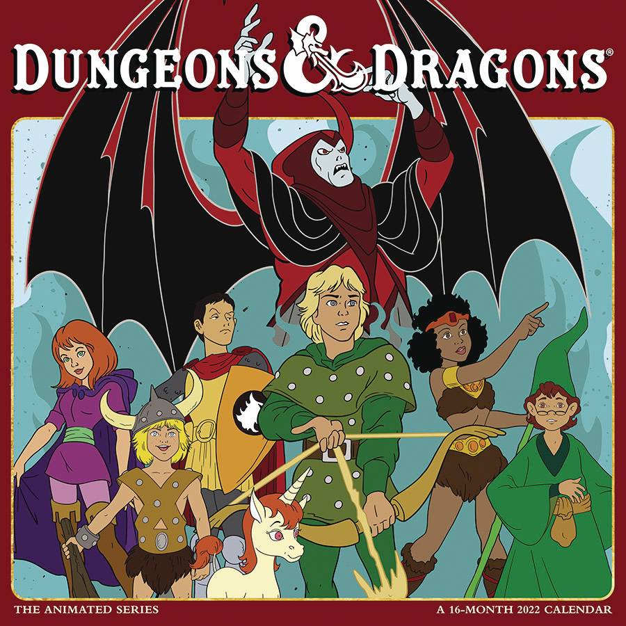 Un poster della serie animata Dungeons & Dragons.