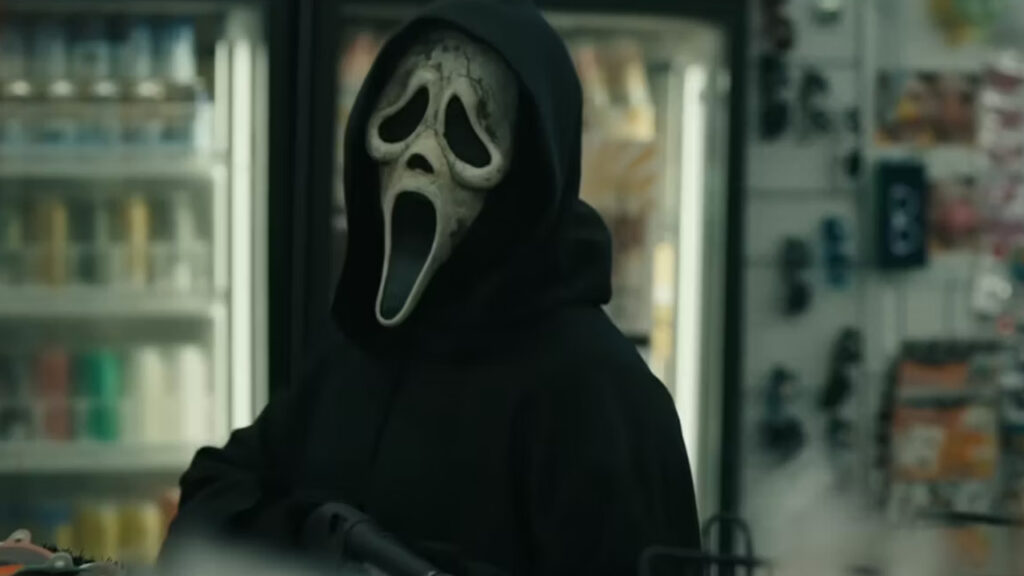 Ghostface in una scena di Scream 6