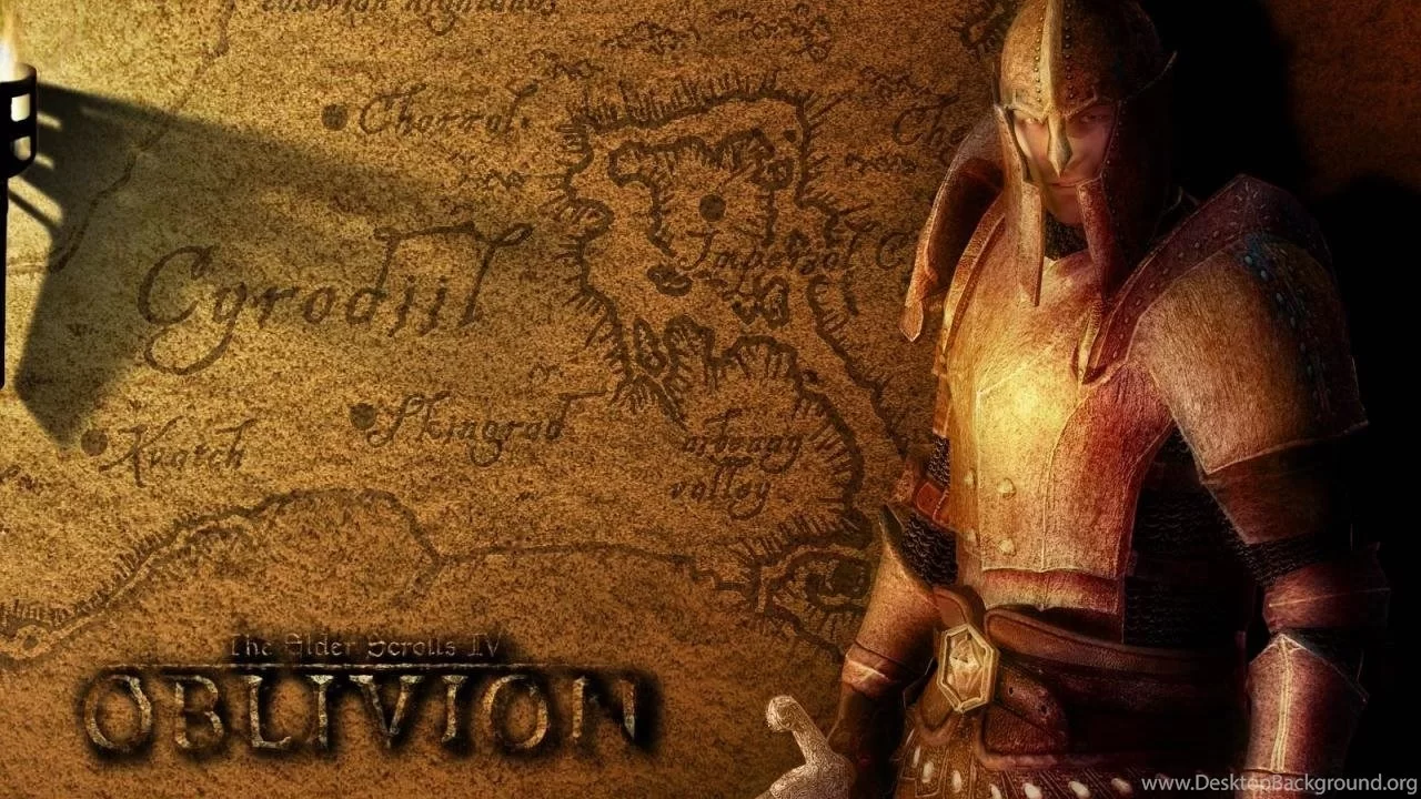 Cavaliere con mappa di Oblivion