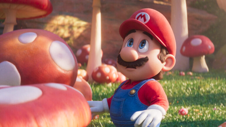 Super Mario in una scena del film.