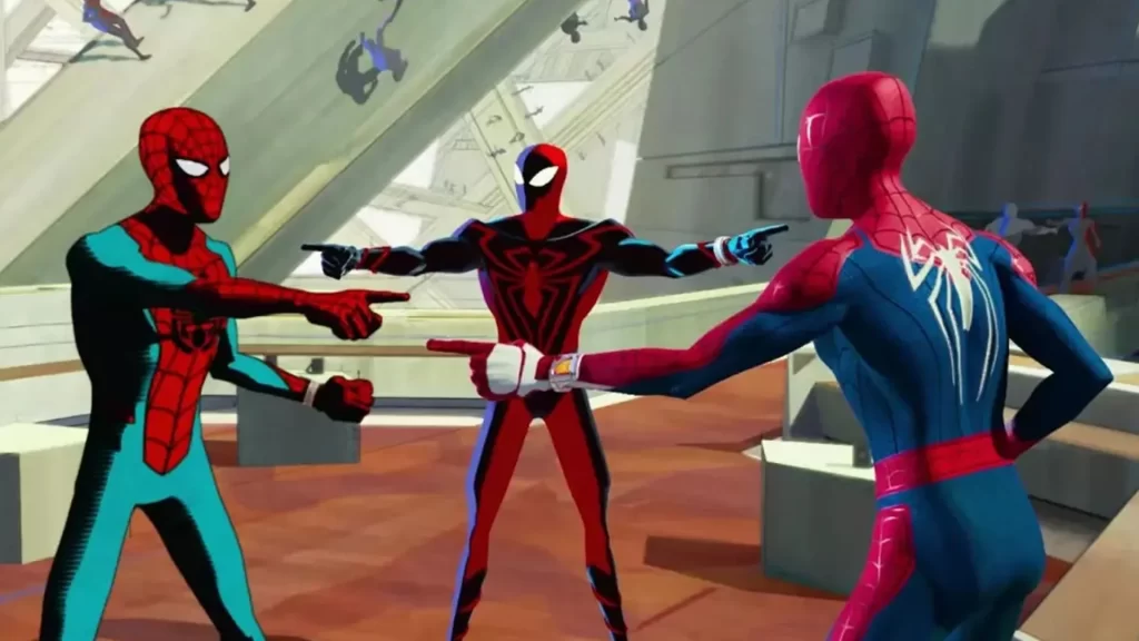 I celebre meme rievocato in Spider-Man: Across the Spider-Verse
