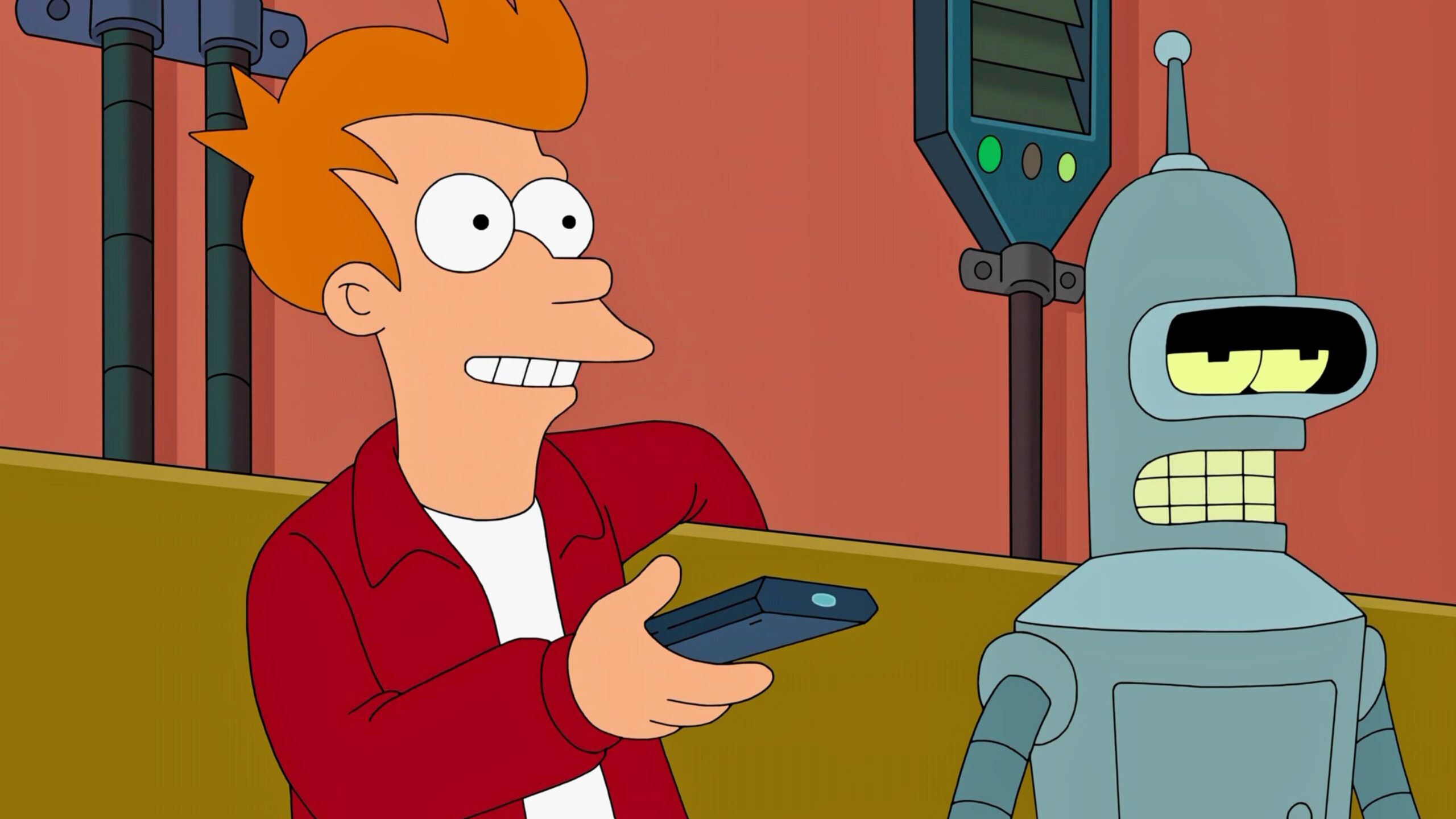 Fry e Bender in Futurama 11