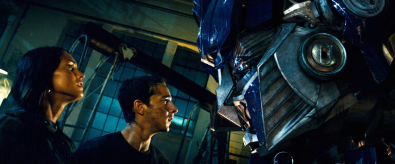 Una scena di Transformers