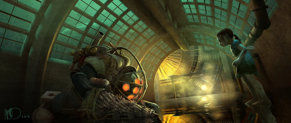 Un artwork di Bioshock