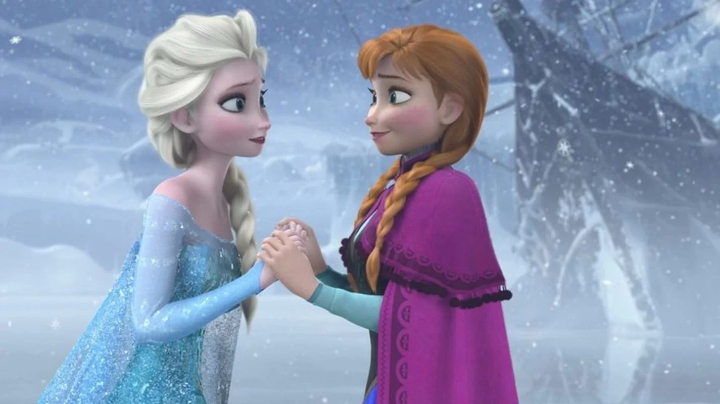 Elsa e Anna in Frozen