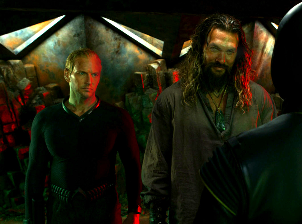 Patrick Wilson e Jason Momoa in Aquaman e il regno perduto