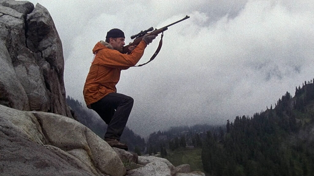 De Niro nella scena della caccia ne Il cacciatore