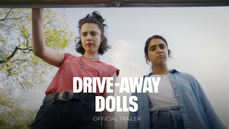 Un'immagine dal film Drive-Away Dolls