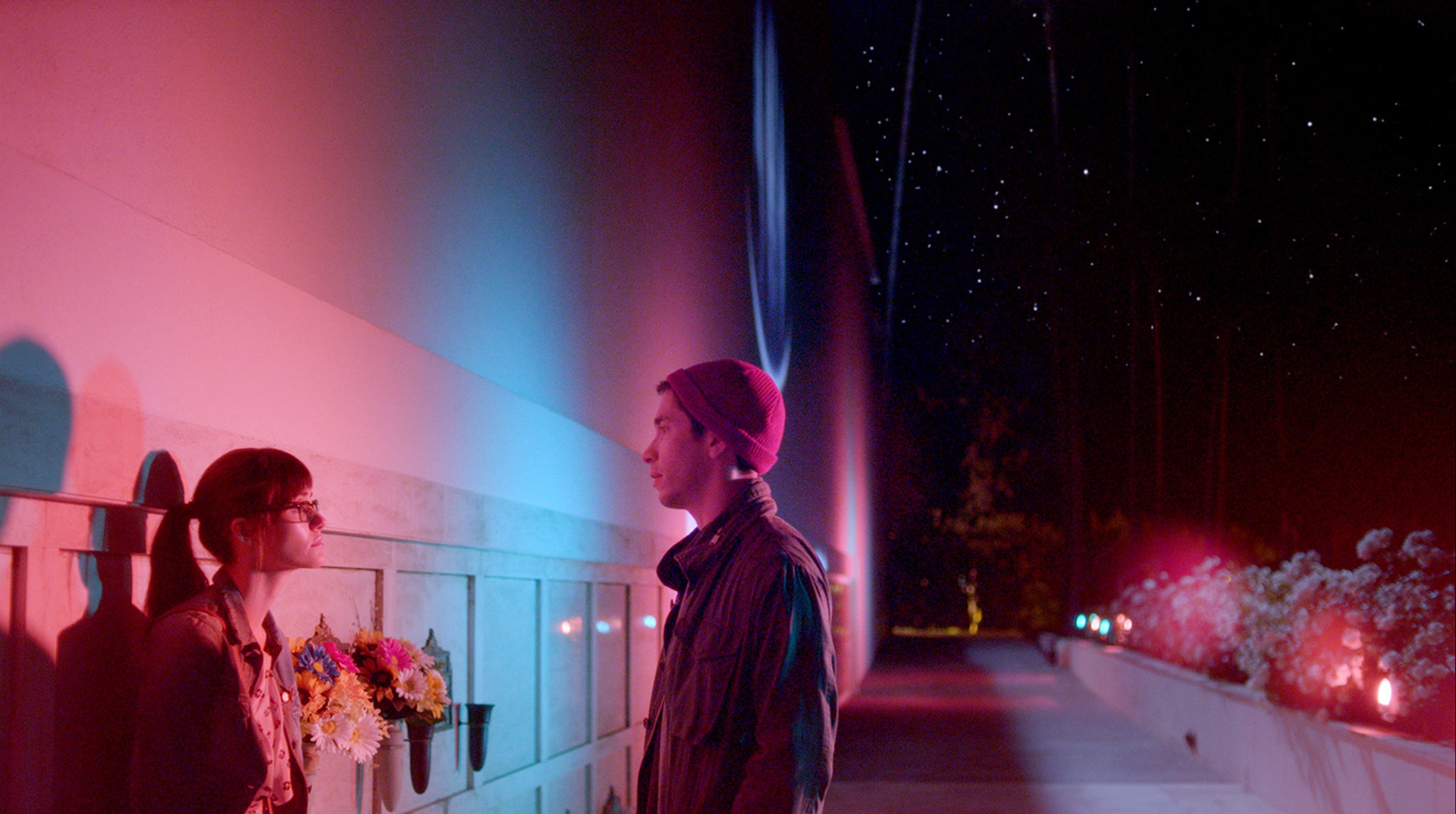 Justin Long ed Emmy Rossum in una delle scene più memorabili di Comet