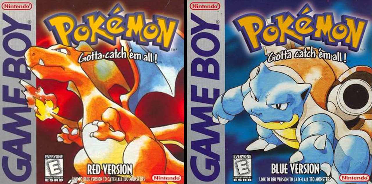 Cover di Pokémon Rosso e Pokémon Blu