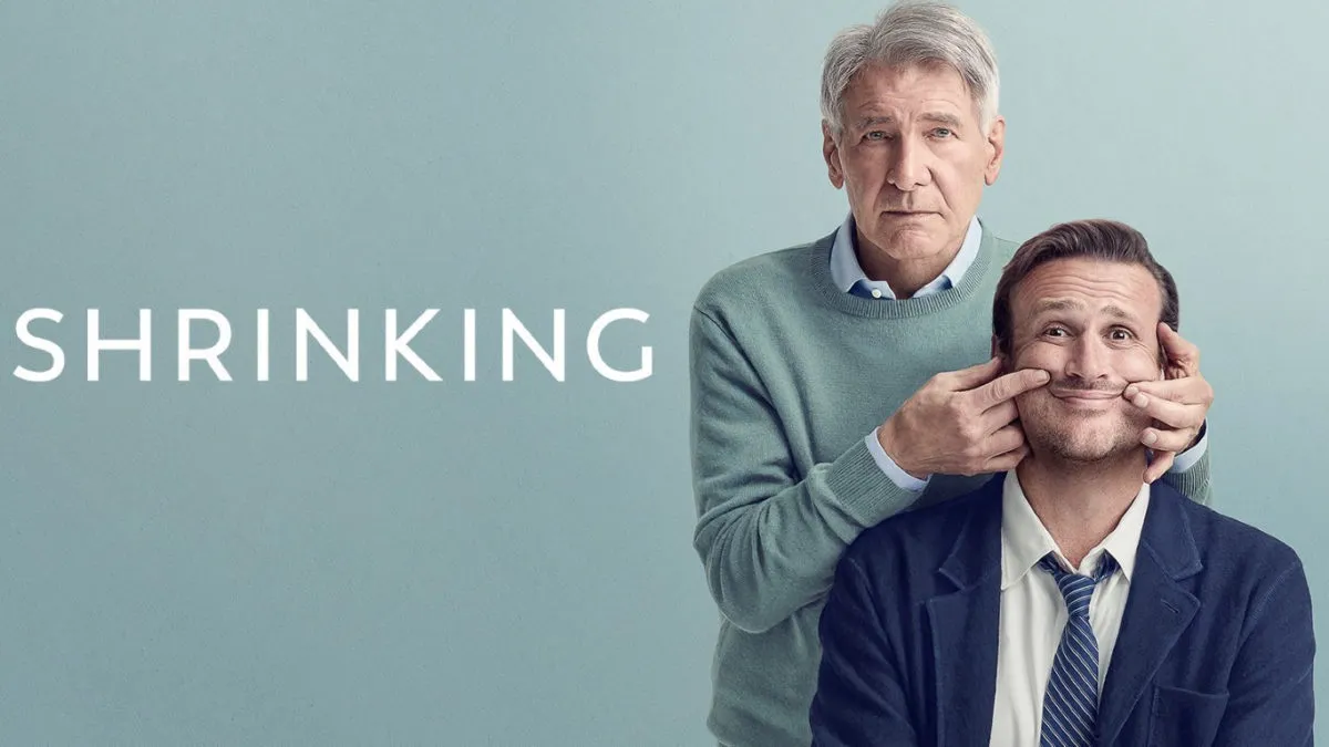 Harrison Ford e Jason Segel nel poster di Shrinking - ©  