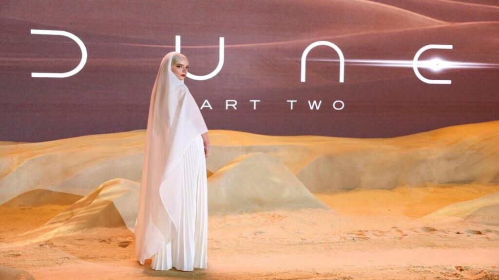 Anya Taylor-Joy all'anteprima di Dune: parte due