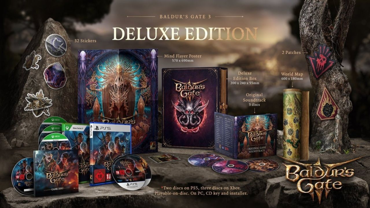 La Deluxe Edition di Baldur's Gate 3, Fonte: Larian Studios