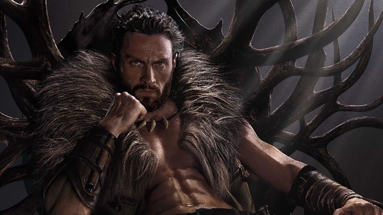 Aaron Taylor Johnson in Kraven, fonte: Sony Pictures