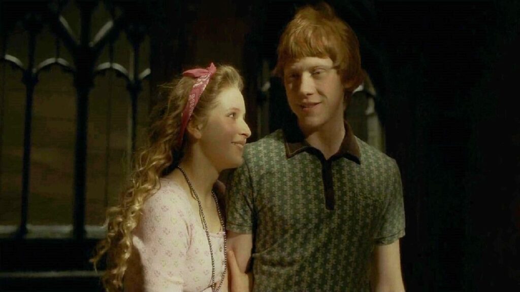 Ron e Lavanda in Harry Potter