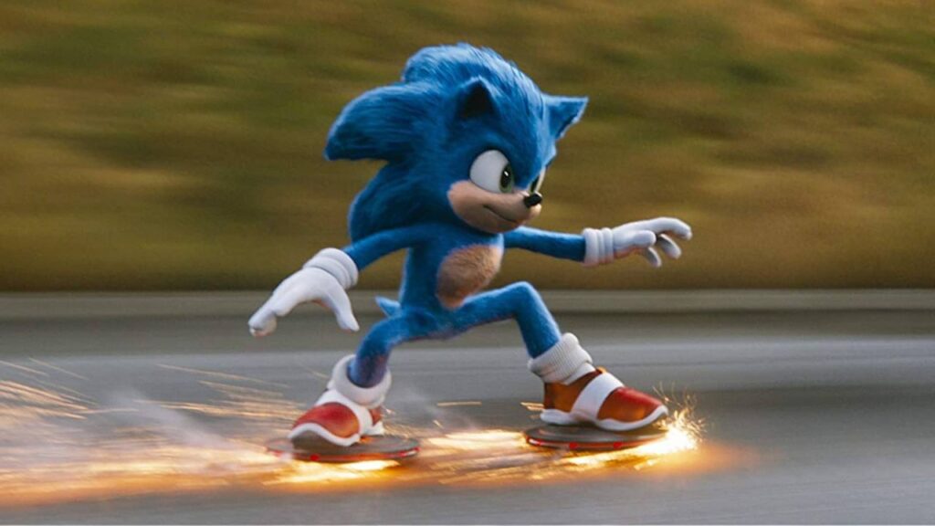 Scena dal film Sonic
