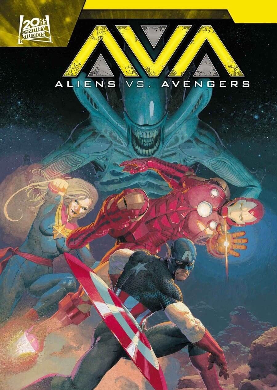 Cover di Aliens vs Avengers