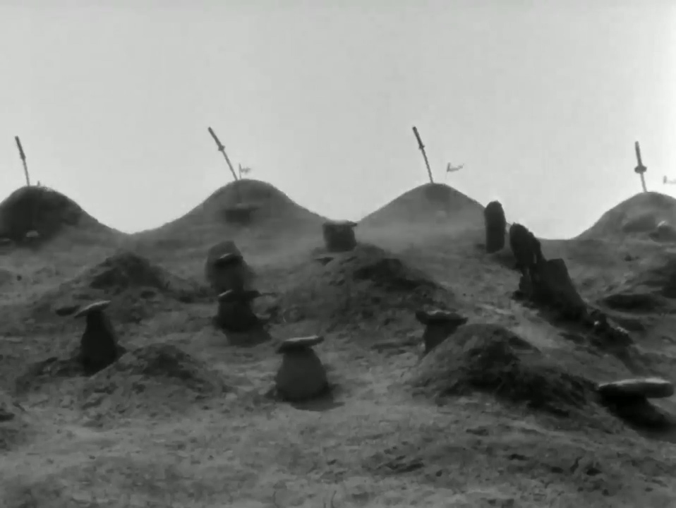 Le tombe dei contadini e dei samurai caduti - © Toho