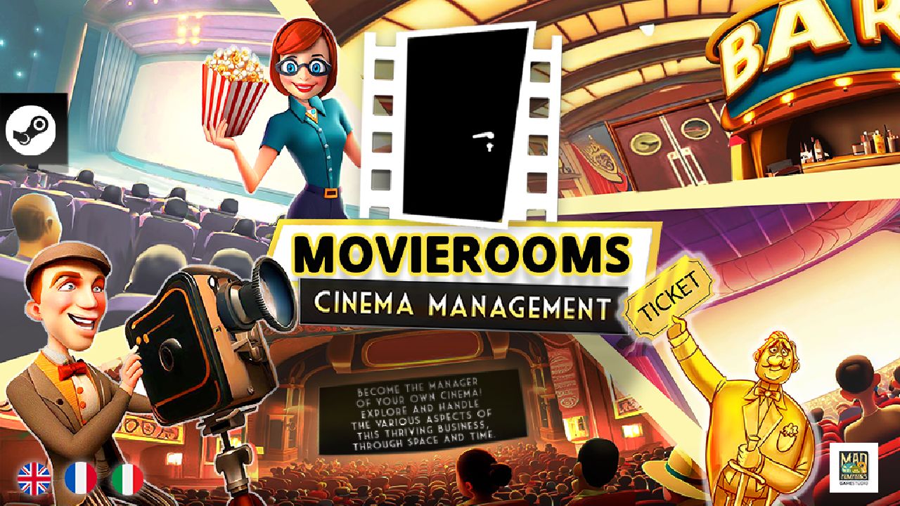 MOVIEROOMS: un nuovo video di gameplay mostra il gioco sul cinema