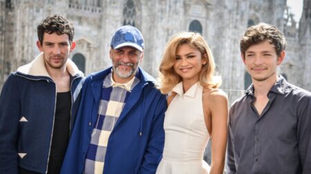 Luca Guadagnino e il cast di Challengers