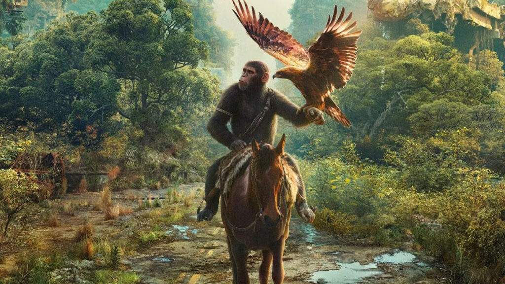 Il poster dal film Il Regno del Pianeta delle Scimmie, fonte: 20th Century Studios