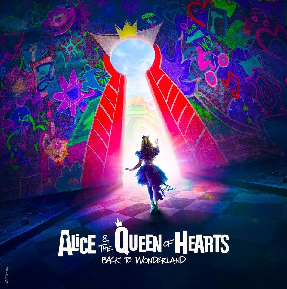 Poster del nuovo spettacolo a tema Alice di Disneyland Paris, fonte: Disney