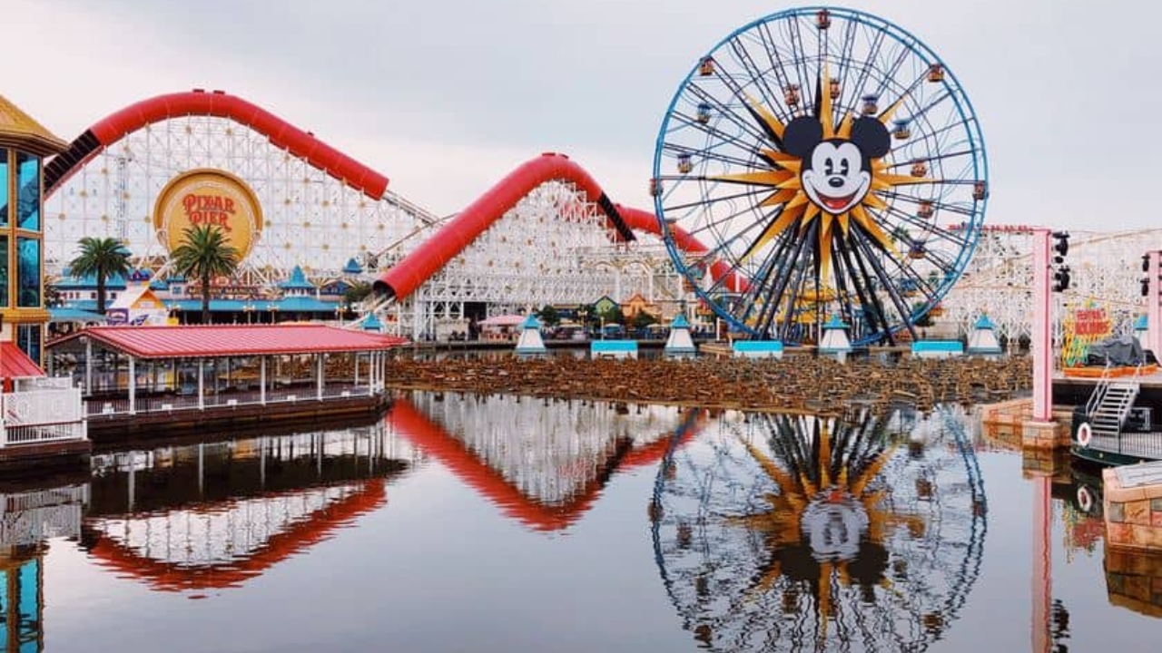 Un'immagine del Disneyland Resort in California del Sud