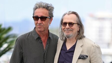 Gary Oldman e Paolo Sorrentino Cannes 2024