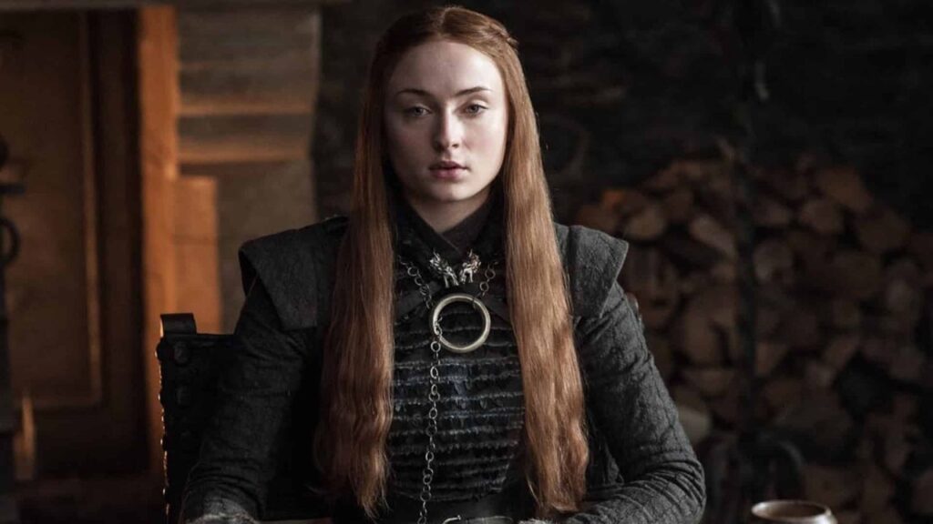 Sophie Turner nella serie tv Il Trono di Spade