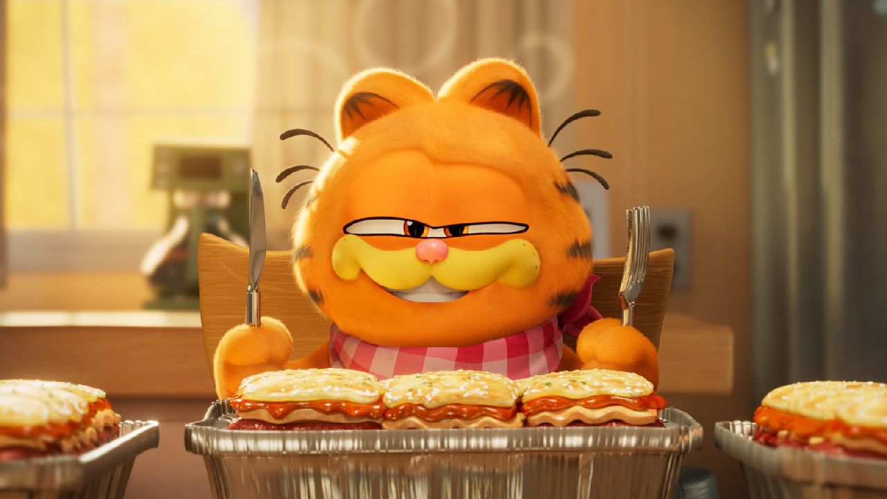 Garfield scatta