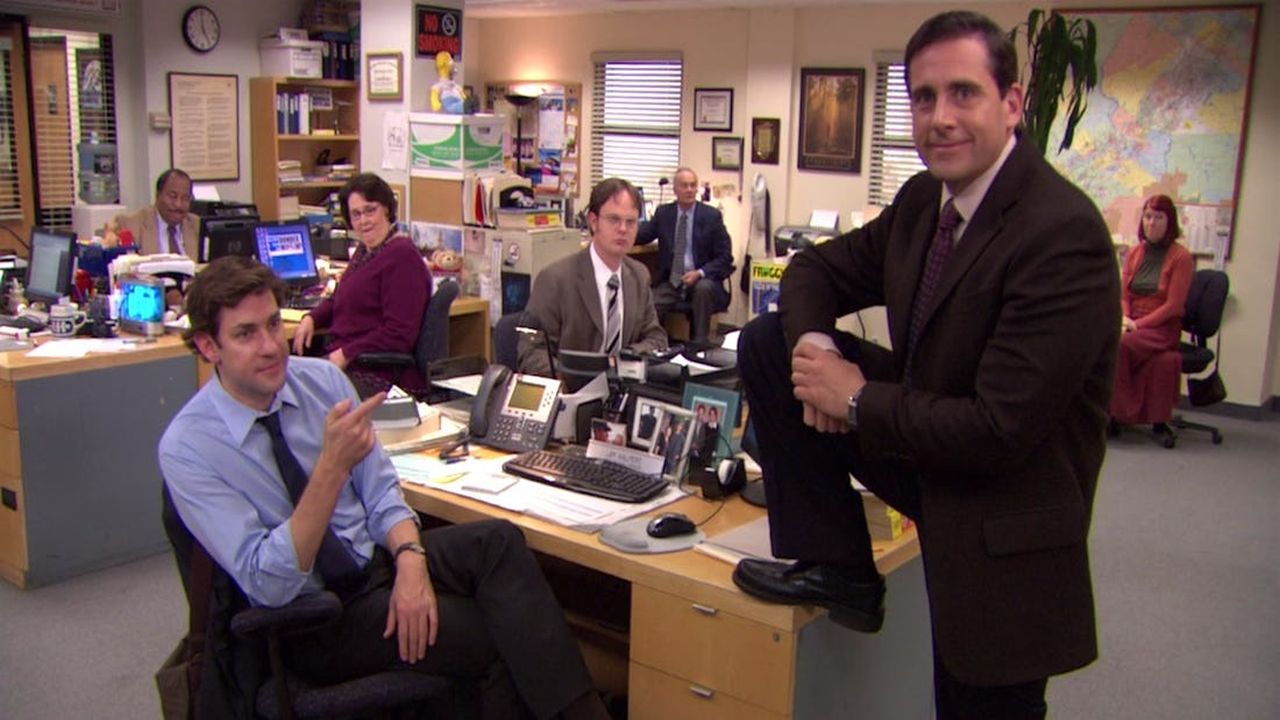 Una scena di The Office