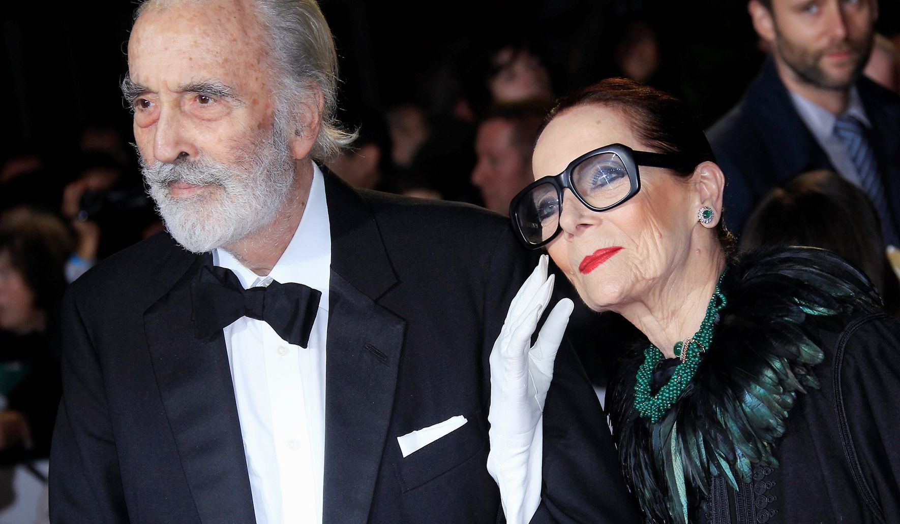 Christopher Lee e sua moglie, Birgit Krøncke