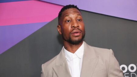 Jonathan Majors agli Hollywood Unlocked Impact Awards